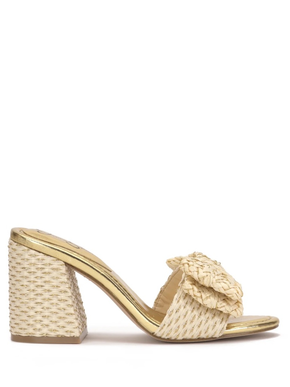 NWT Jessica Simpson Romilda Raffia Sandal In Light Natural Sz 6 - Picture 5 of 10